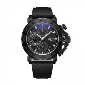 Alexandre Christie AC 9205 Full Black Rubber MCRIPBA